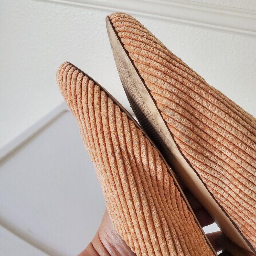 Coconuts‎ by Matisse Curdoroy Xander Flat Mules Natural Micro Cord Pointed-Toe - Picture 12 of 16